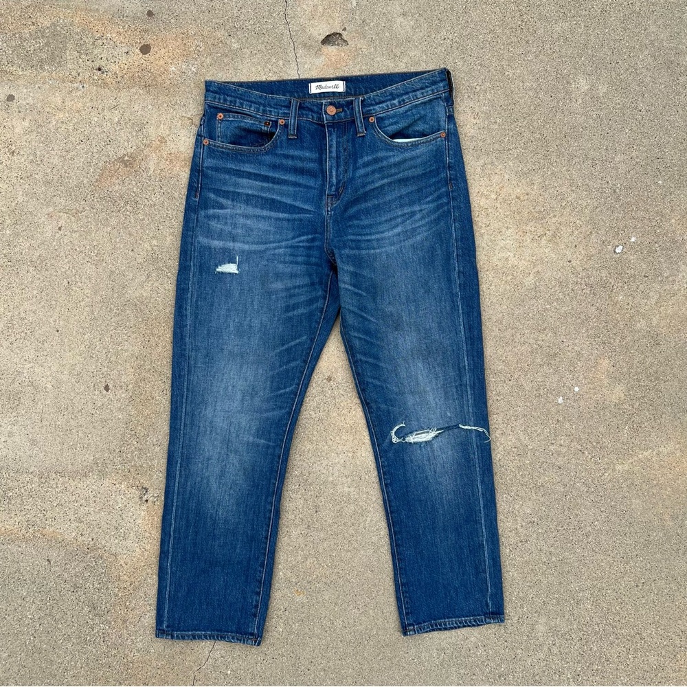 MADEWELL Straight Crop Jeans